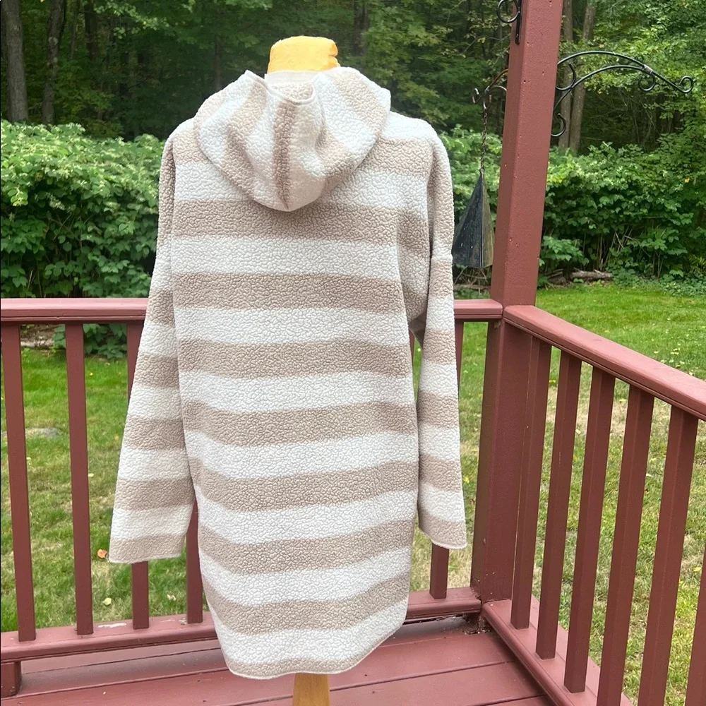 P.J.Salvage medium striped sleepwear /longewear hoodie .